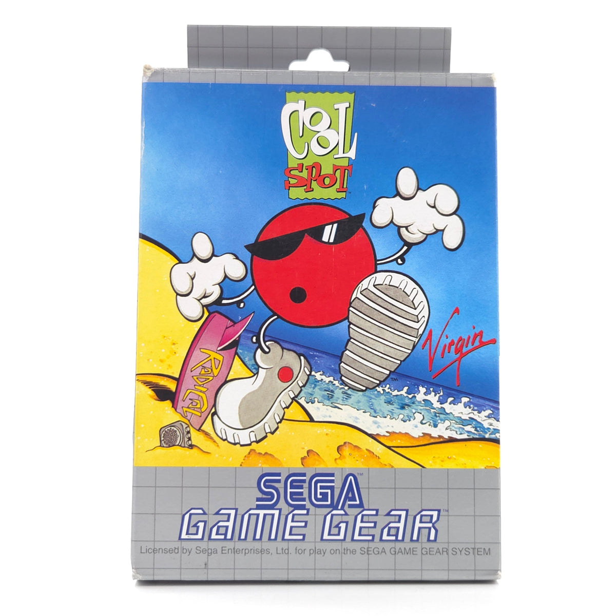 Sega Game Gear Spiel Cool Spot Modul Anleitung OVP PAL