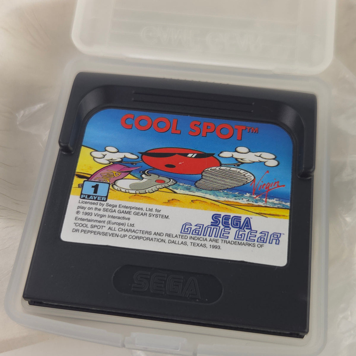 Sega Game Gear Spiel Cool Spot Modul Anleitung OVP PAL