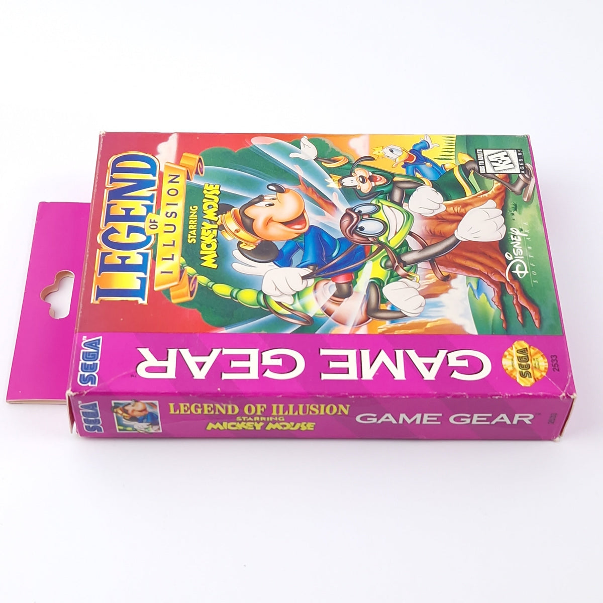 Sega Game Gear Spiel: Legend of illusion starring Mickey Mouse - OVP Modul USA
