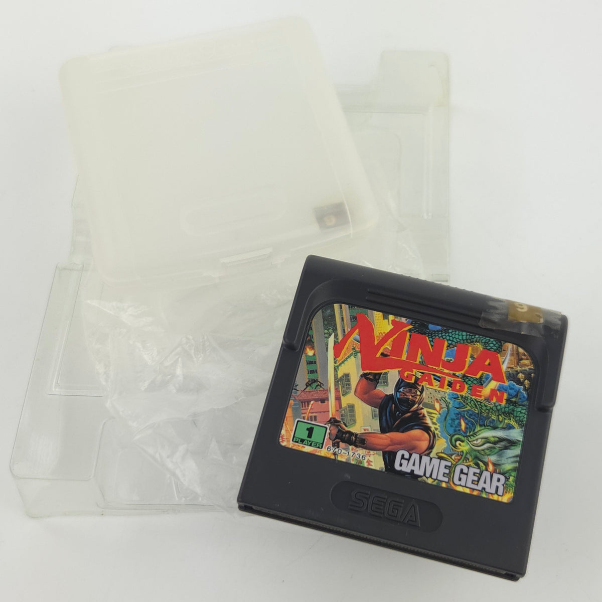 Sega Game Gear Spiel Ninja Gaiden Modul Anleitung OVP PAL
