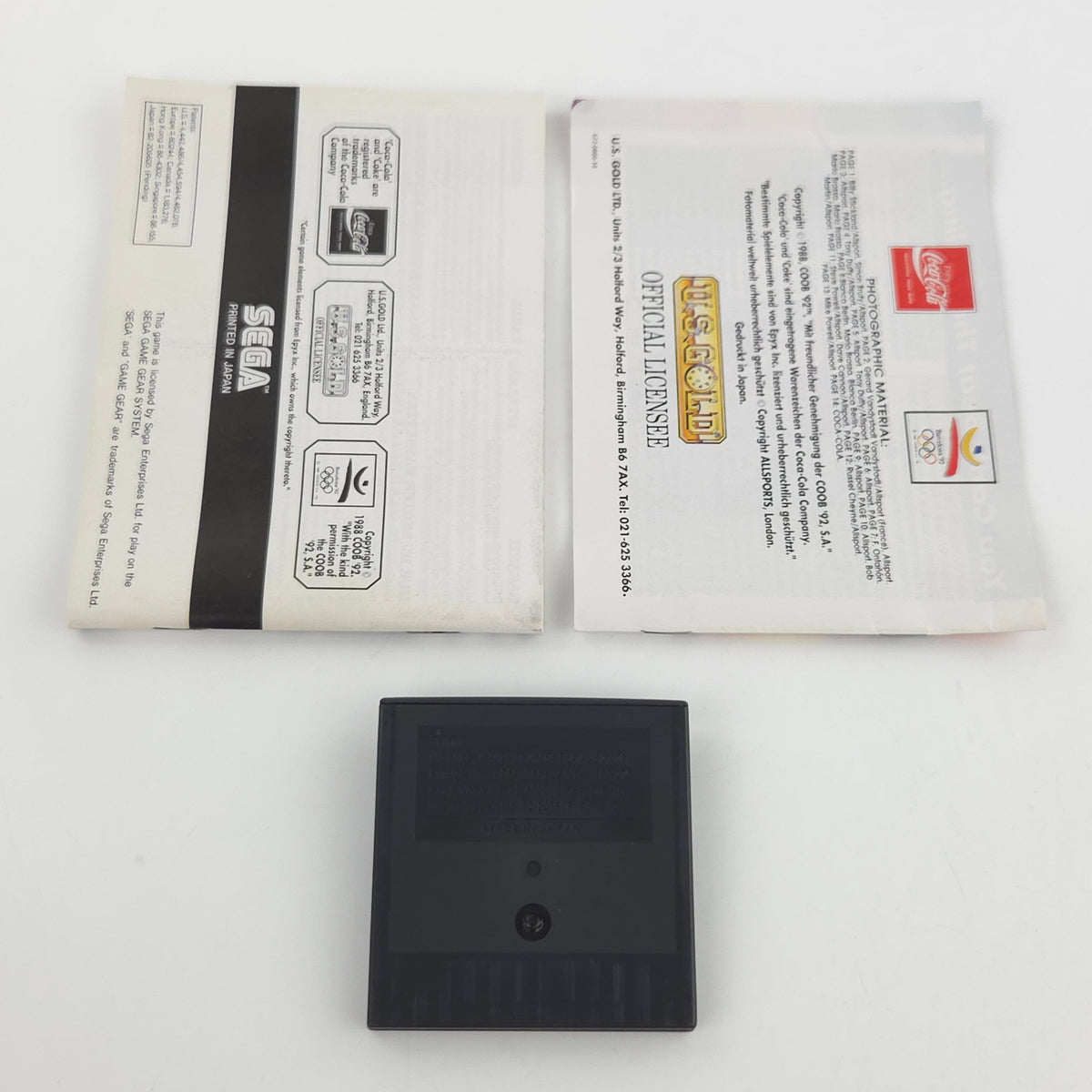 Sega Game Gear Spiel Olympic Gold Barcelona 92 OVP PAL