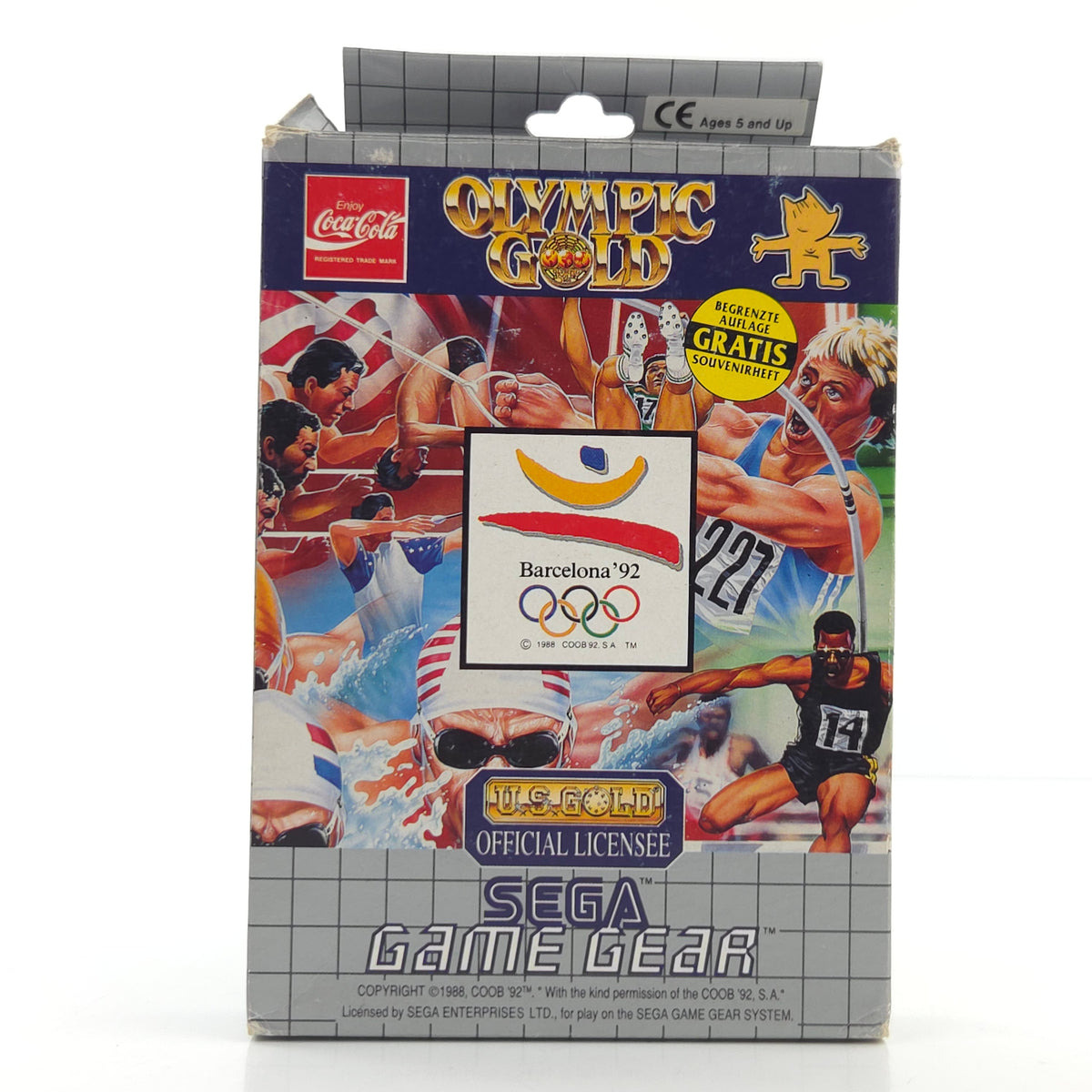 Sega Game Gear Spiel Olympic Gold Barcelona 92 OVP PAL