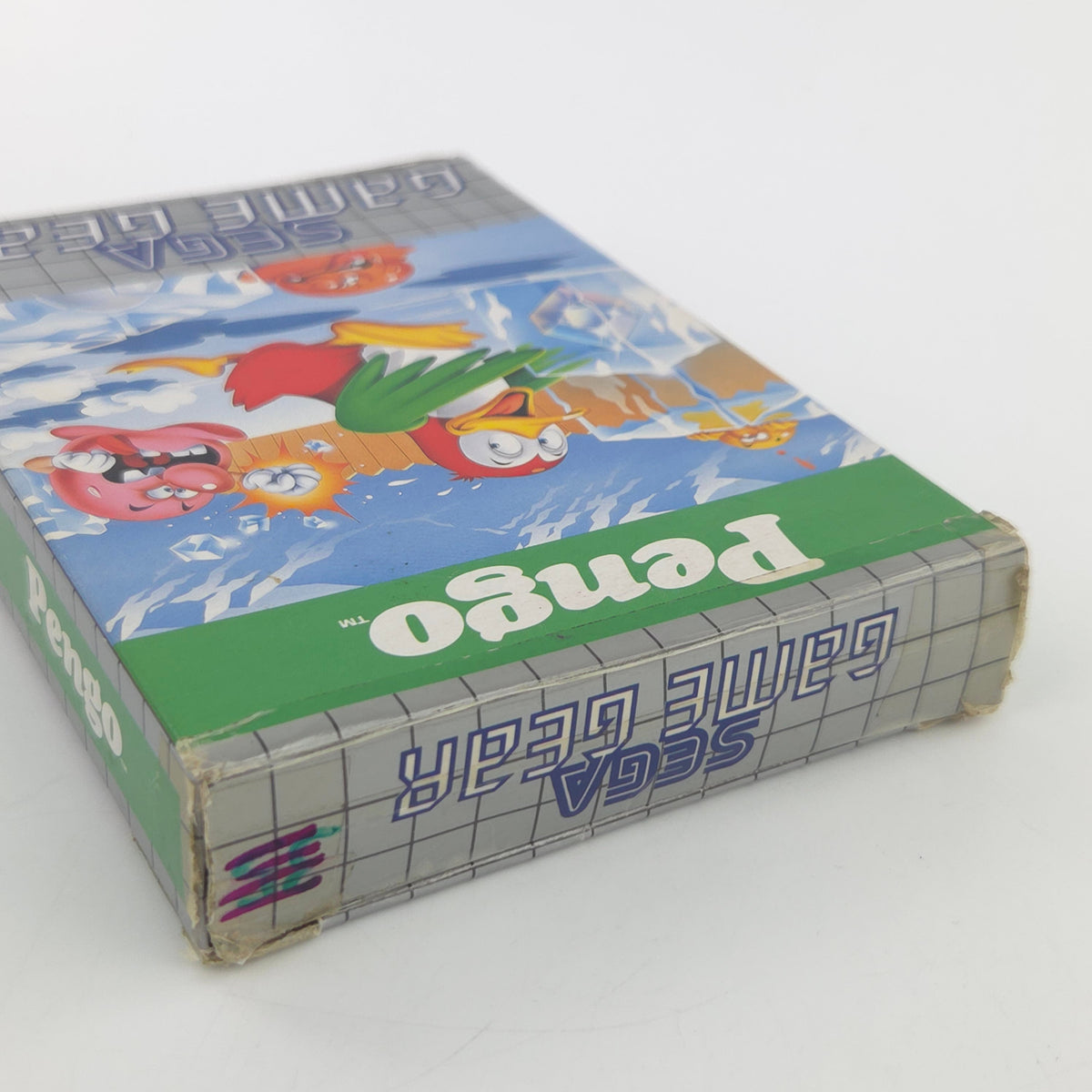 Sega Game Gear Spiel Pengo Modul Anleitung OVP PAL 1991