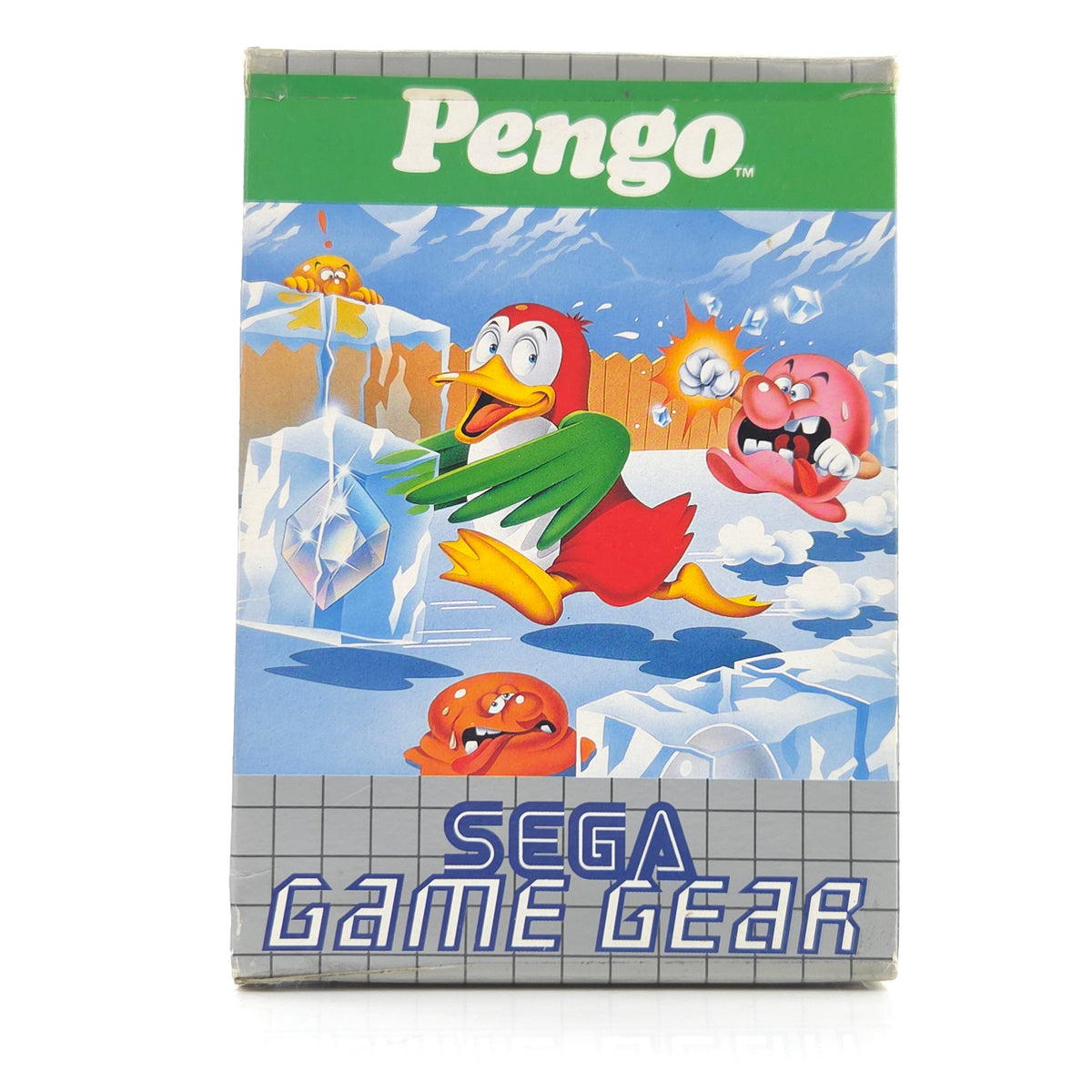 Sega Game Gear Spiel Pengo Modul Anleitung OVP PAL 1991