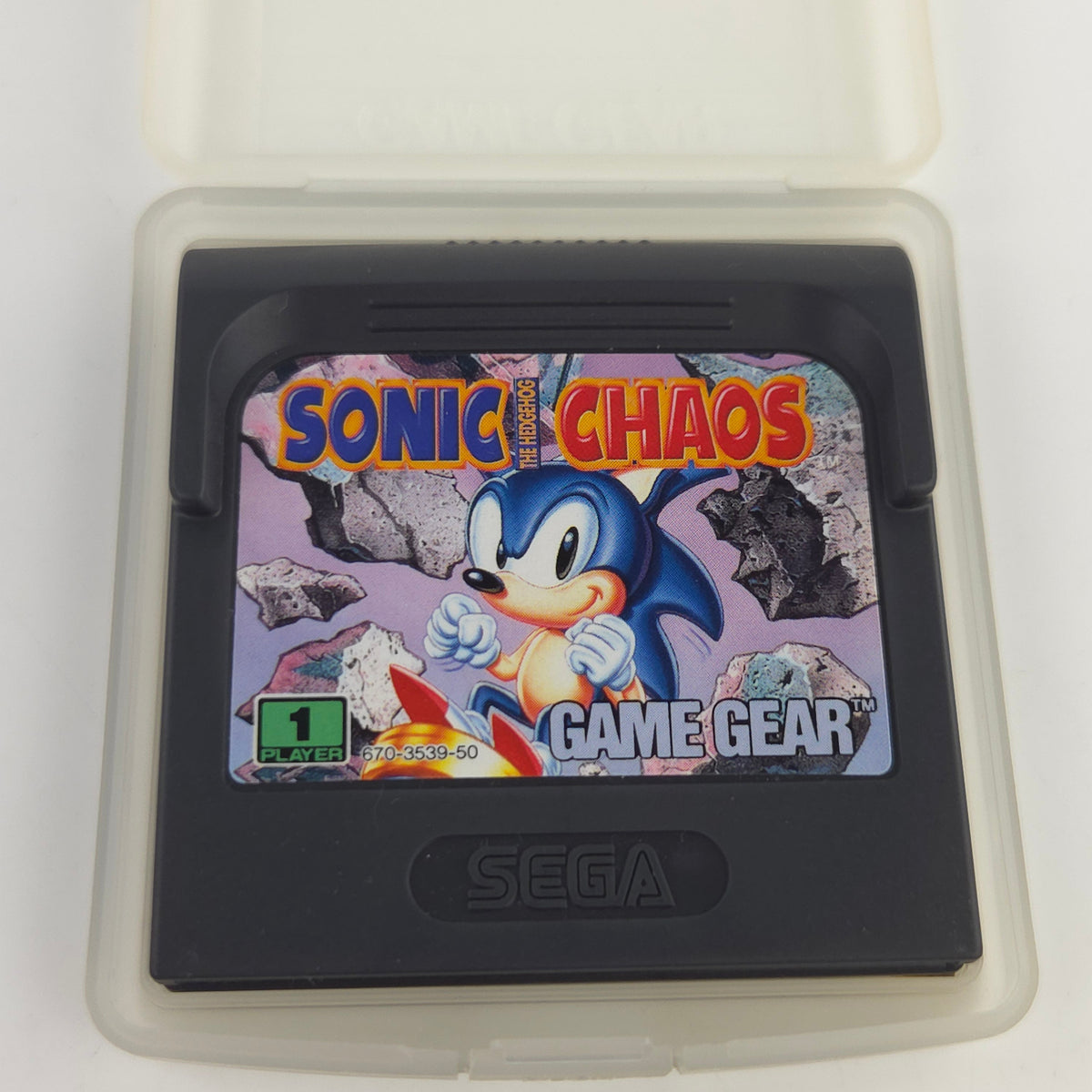 Sega Game Gear Spiel Sonic Chaos GG Modul OVP PAL 1993