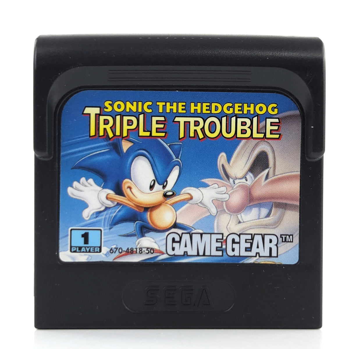 Sega Game Gear Spiel Sonic Triple Trouble Modul PAL