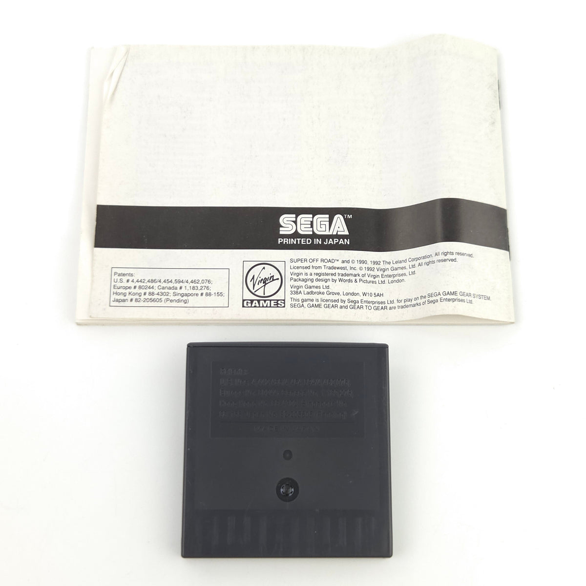 Sega Game Gear Spiel Super Off Road OVP PAL