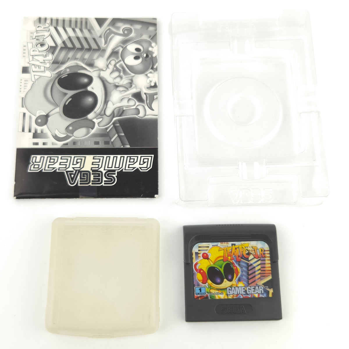 Sega Game Gear Spiel Tempo JR OVP PAL