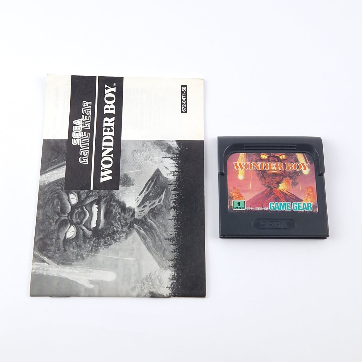 Sega Game Gear Spiel – Wonder Boy + Anleitung (PAL)