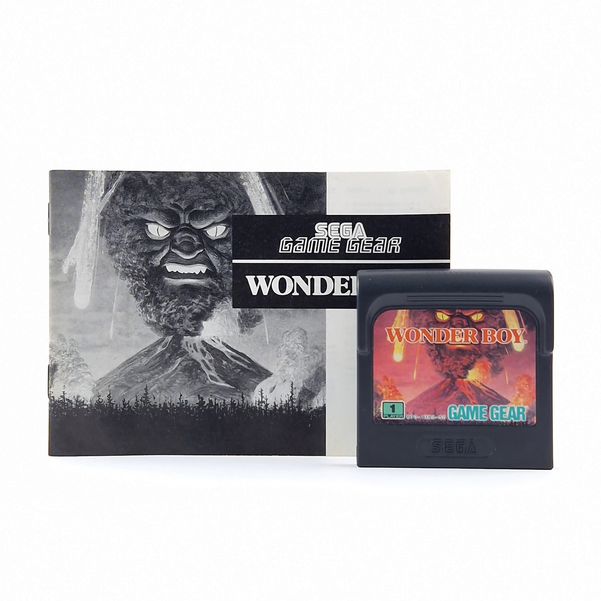 Sega Game Gear Spiel – Wonder Boy + Anleitung (PAL)