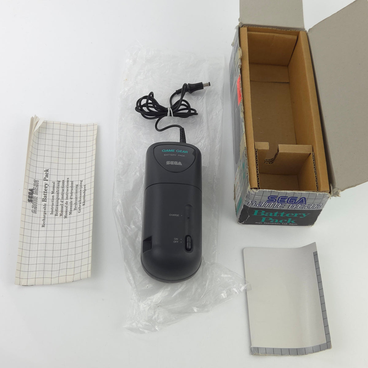 Sega Game Gear Zubehör Battery Pack Akku OVP PAL Defekt