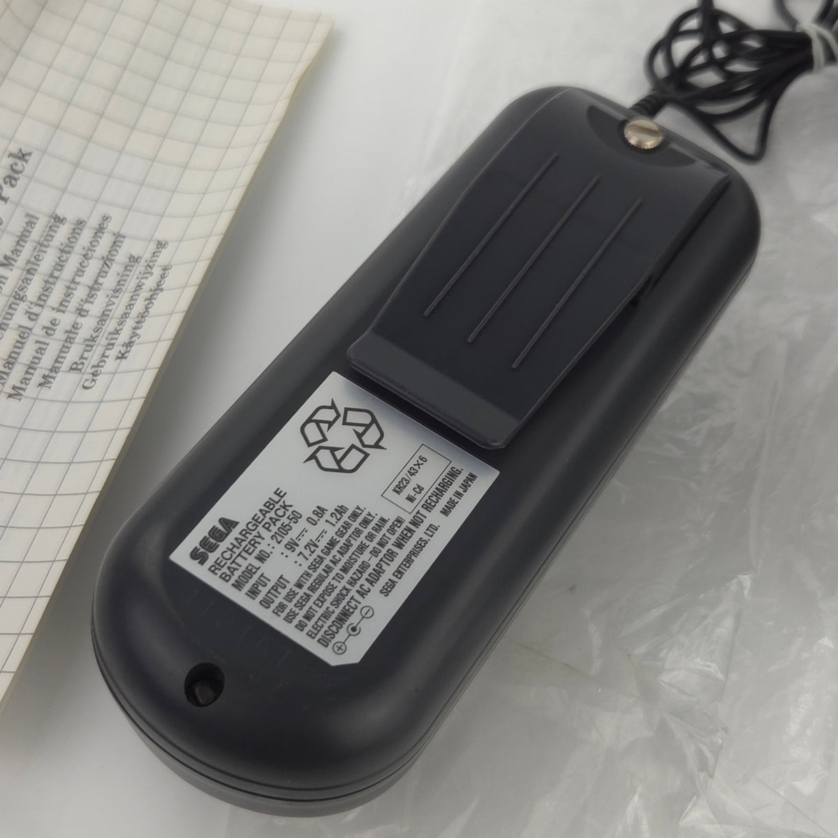 Sega Game Gear Zubehör Battery Pack Akku OVP PAL Defekt