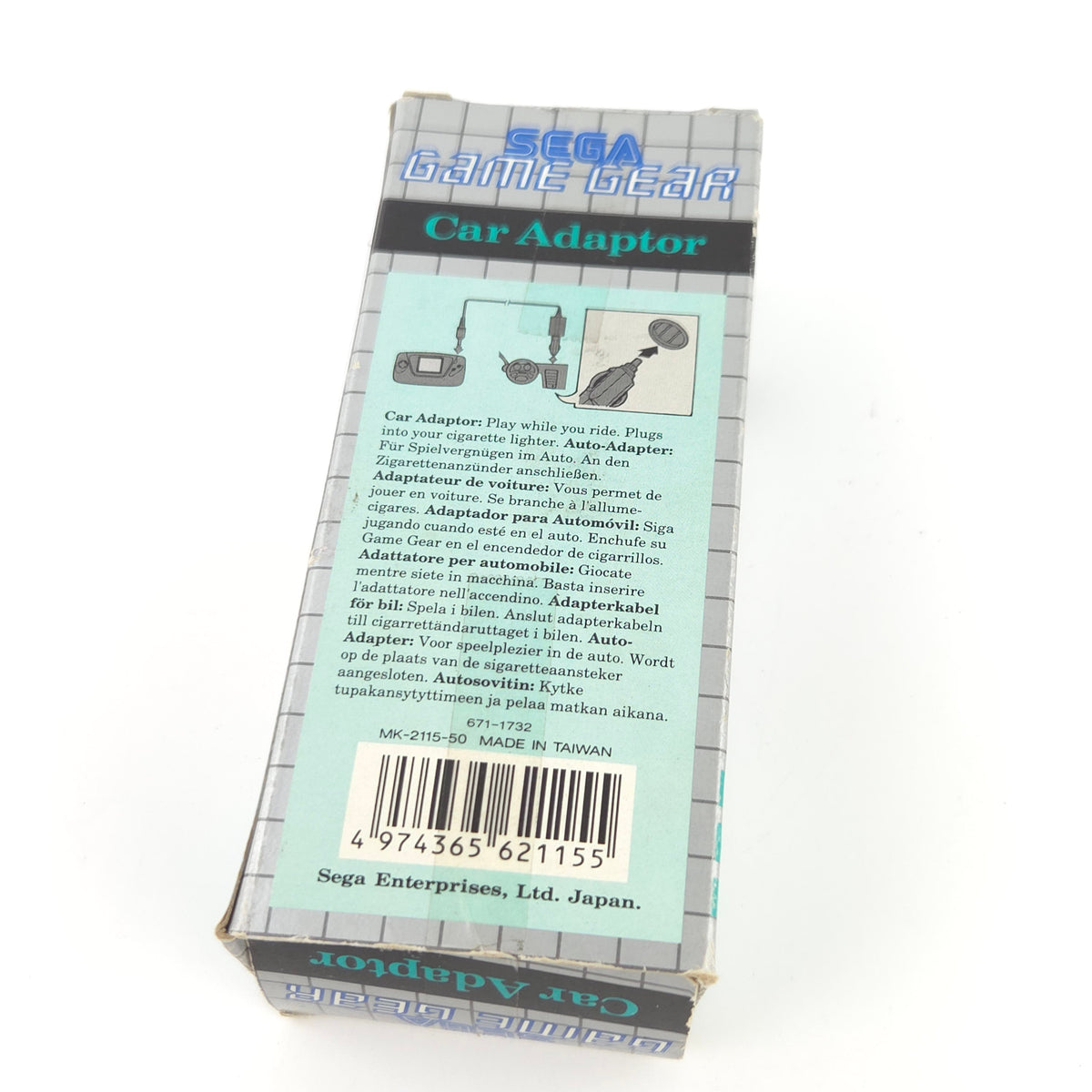 Sega Game Gear Zubehör Car Adapter OVP PAL