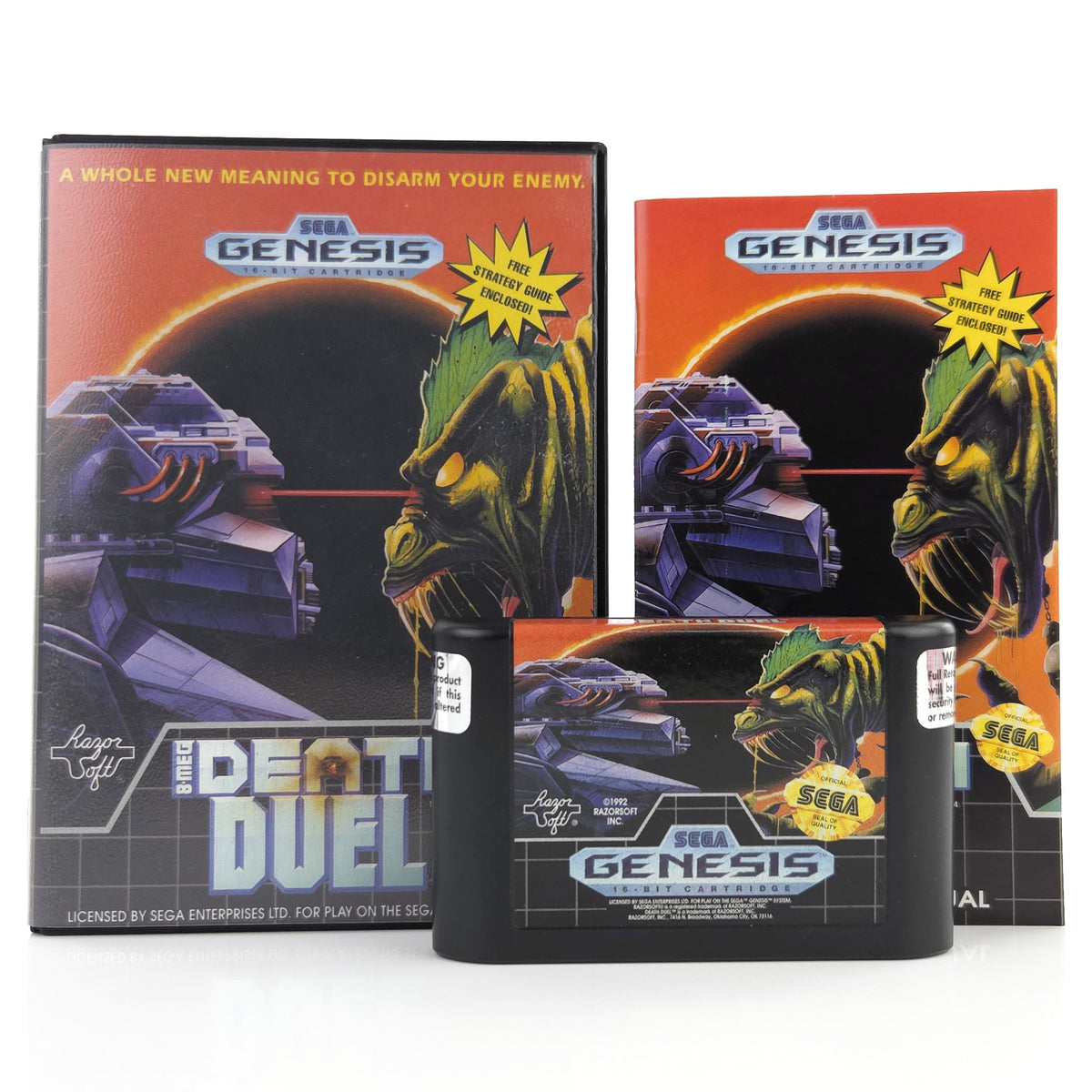 Sega Genesis Spiel Death Duel MD OVP NTSC USA Sehr gut