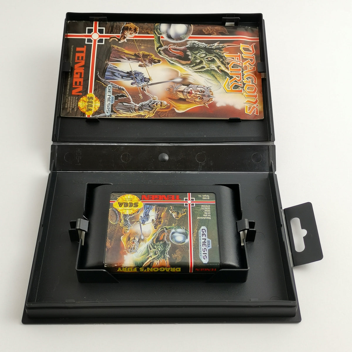 Sega Genesis Spiel – Dragons Fury OVP Anleitung NTSC USA