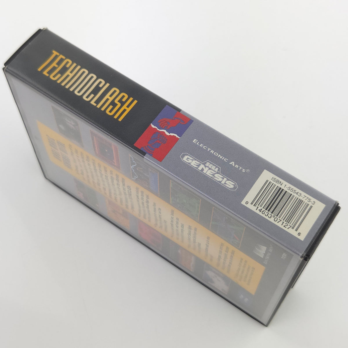 Sega Genesis Spiel Techno Clash MD OVP CIB NTSC USA