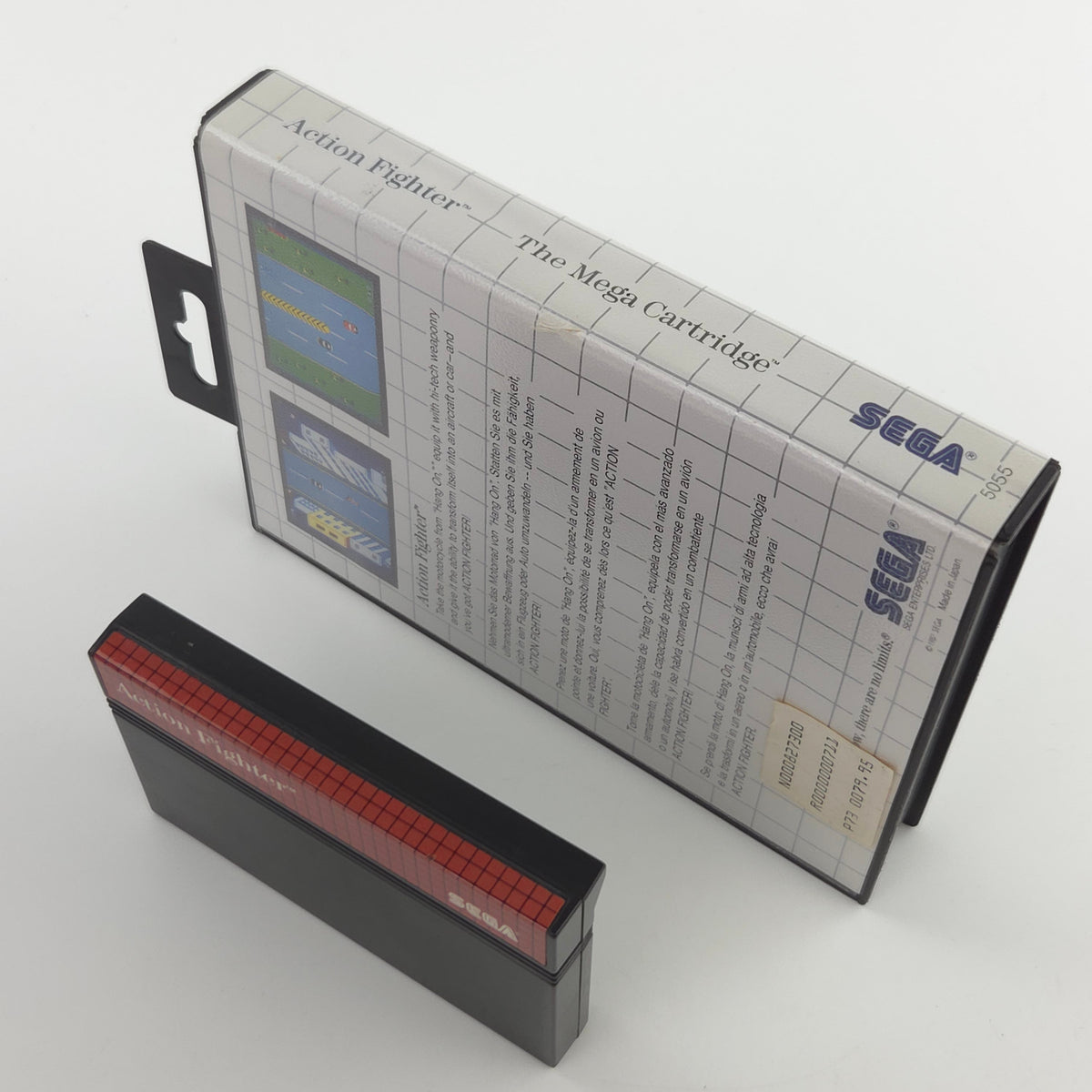 Sega Master System Spiel Action Fighter Modul OVP PAL