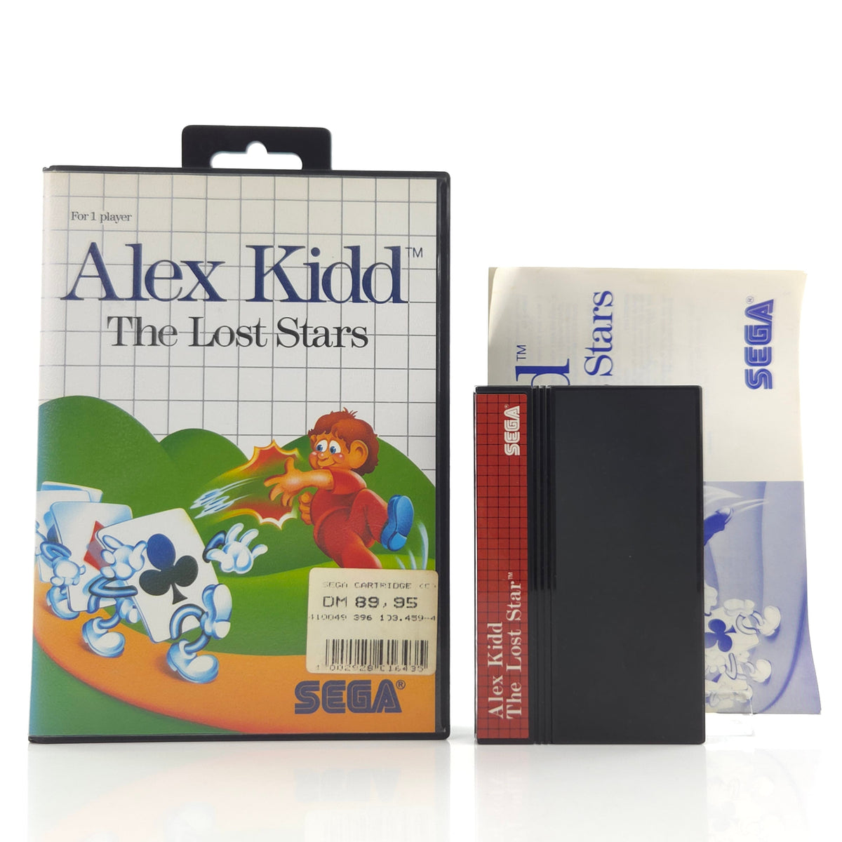 Sega Master System Spiel Alex Kidd Lost Stars OVP PAL