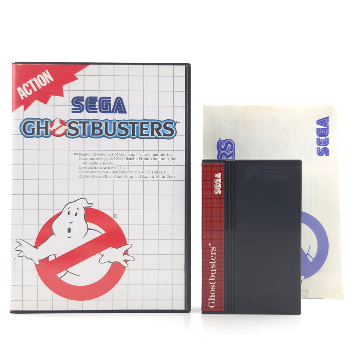 Sega Master System Spiel Ghostbusters OVP PAL Komplett