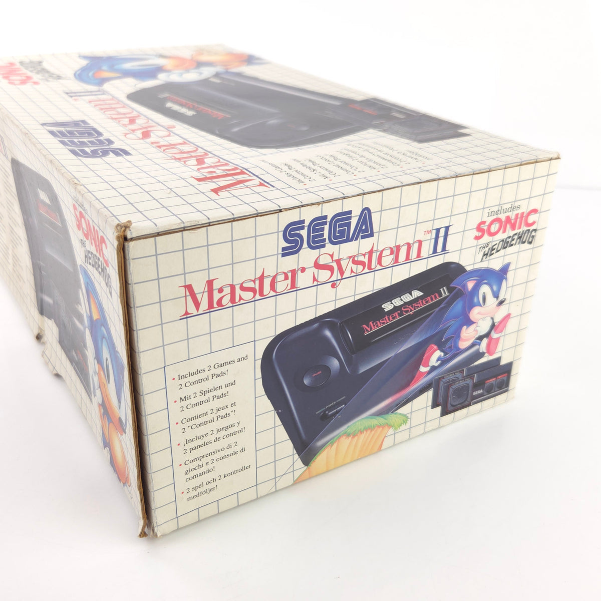 Sega Master System II Konsole Sonic OVP PAL