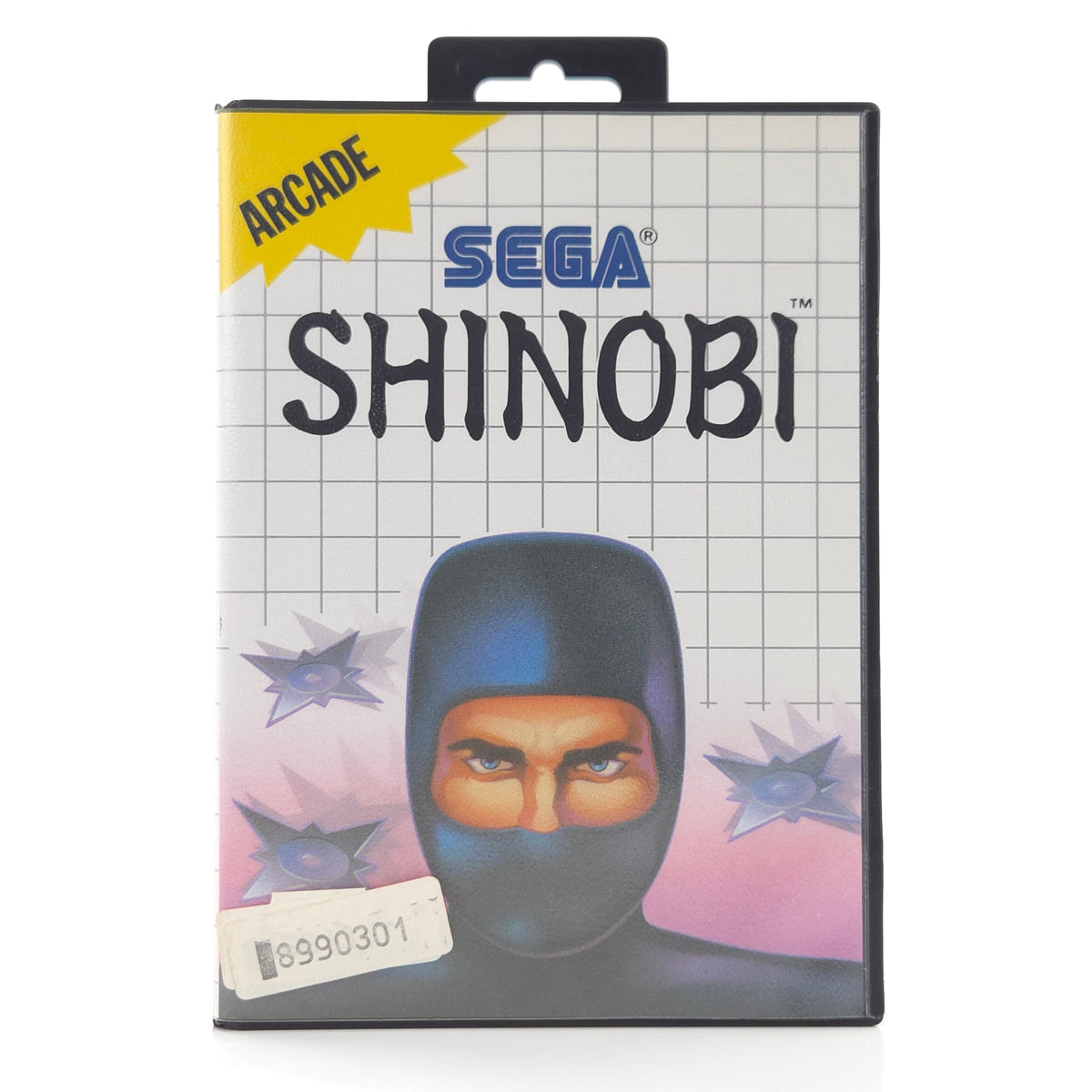 Sega Master System Spiel Shinobi MS OVP Neu Sticker Seal