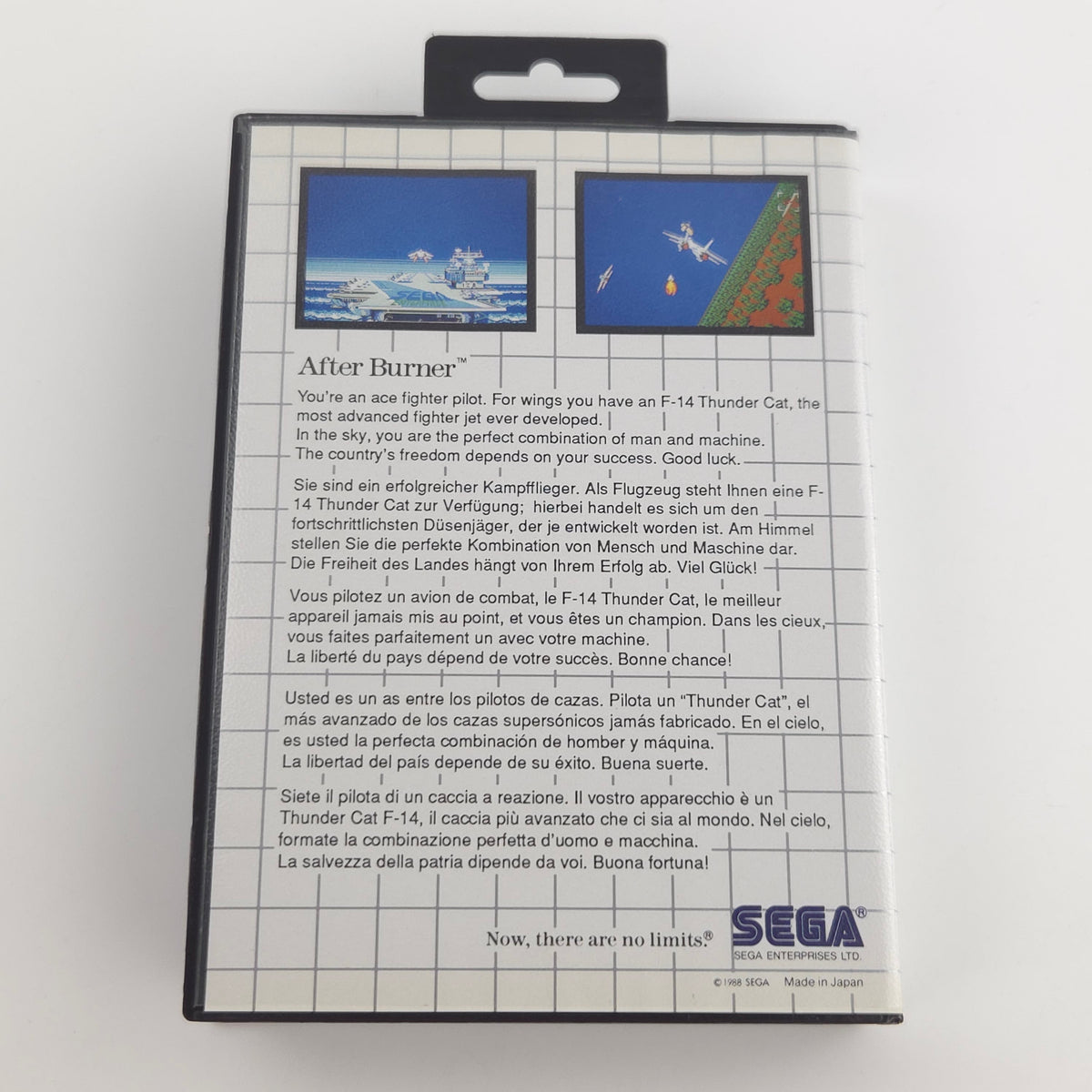 Master System Spiel After Burner MS Modul OVP PAL EUR