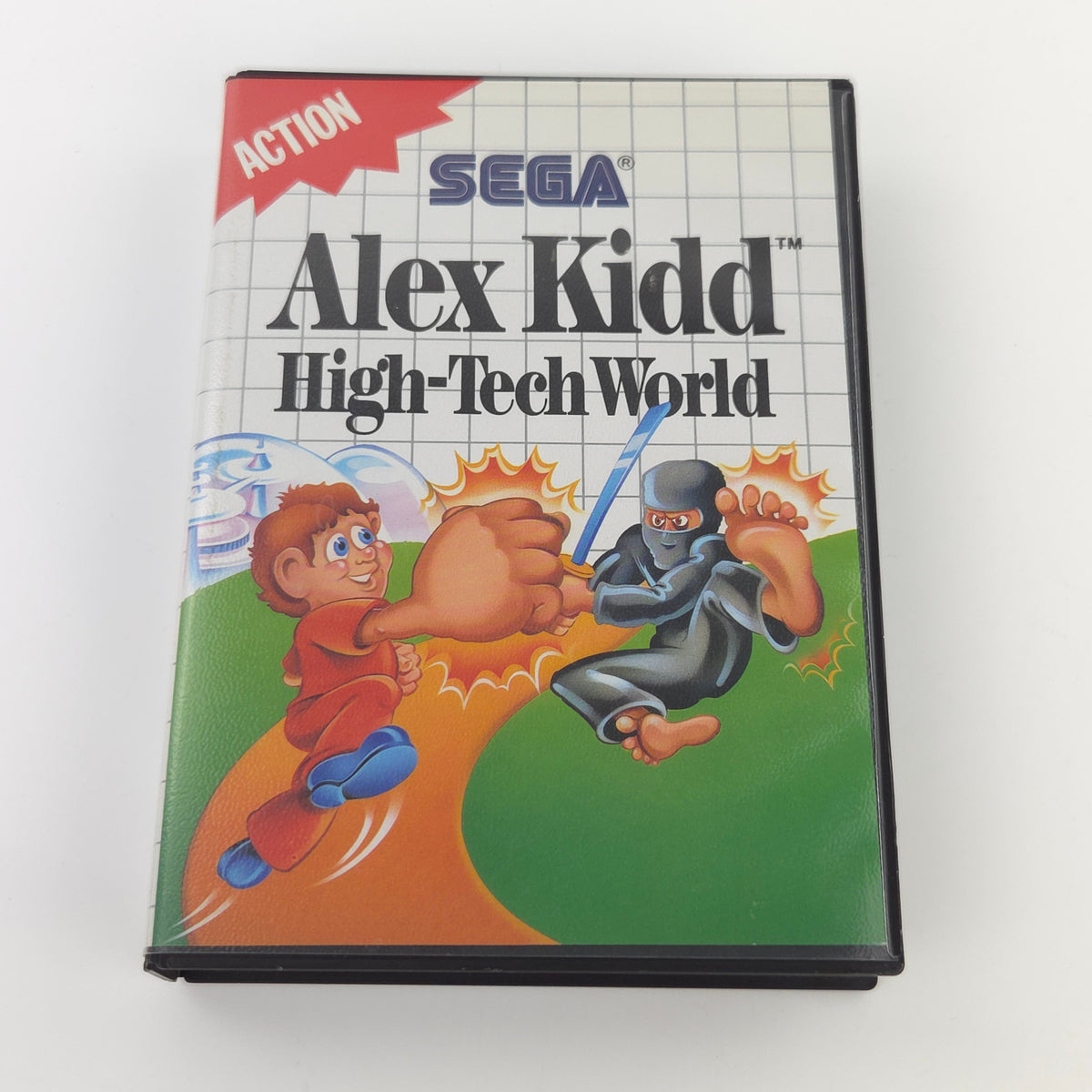 Sega Master System Spiel Alex Kidd High Tech World OVP