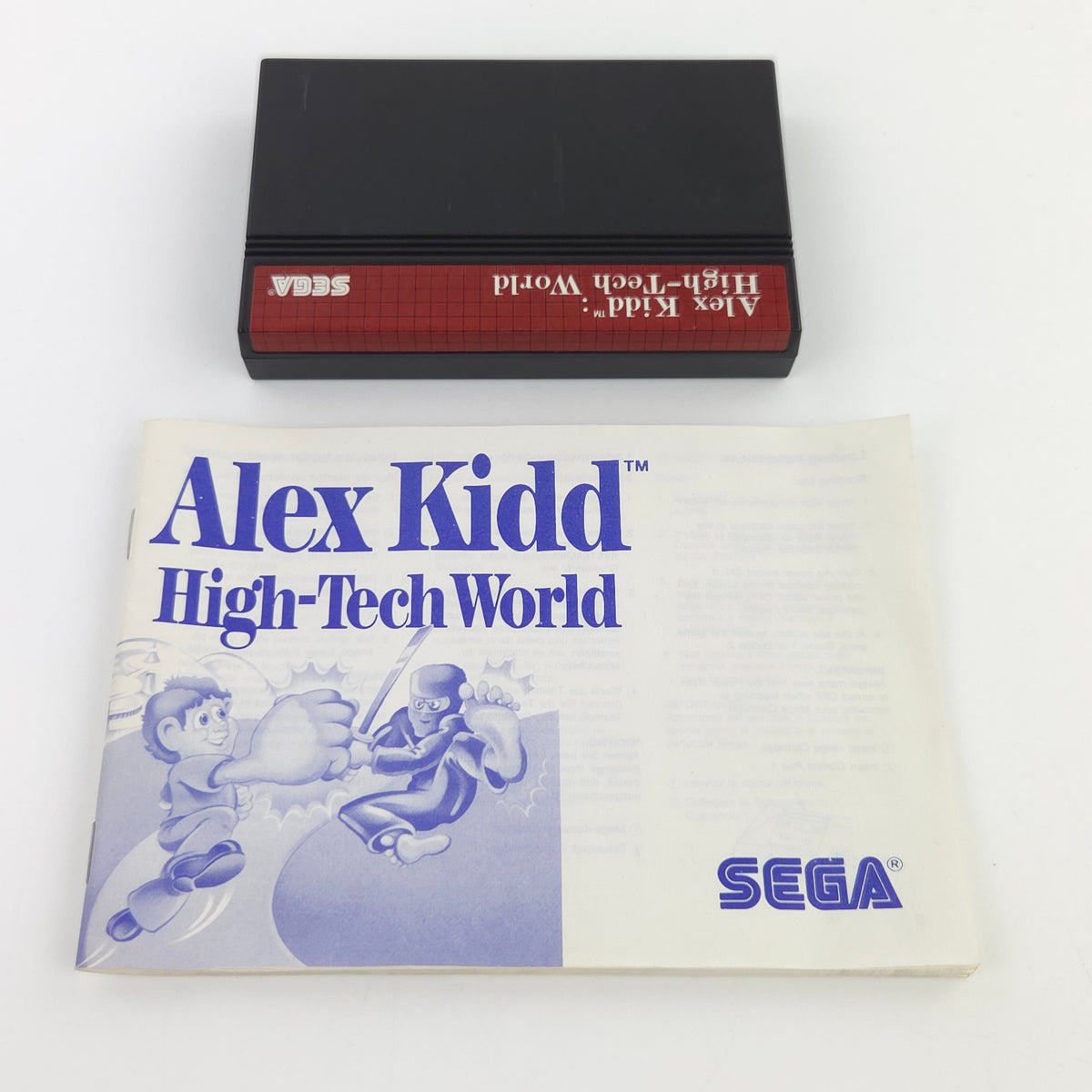Sega Master System Spiel Alex Kidd High Tech World OVP