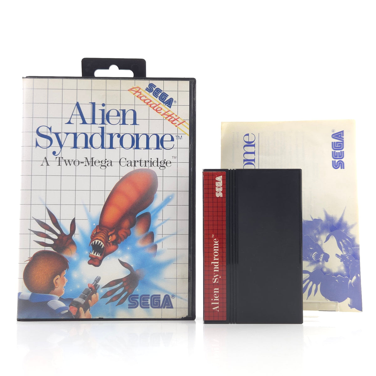 Sega Master System Spiel Alien Syndrome OVP PAL 1988