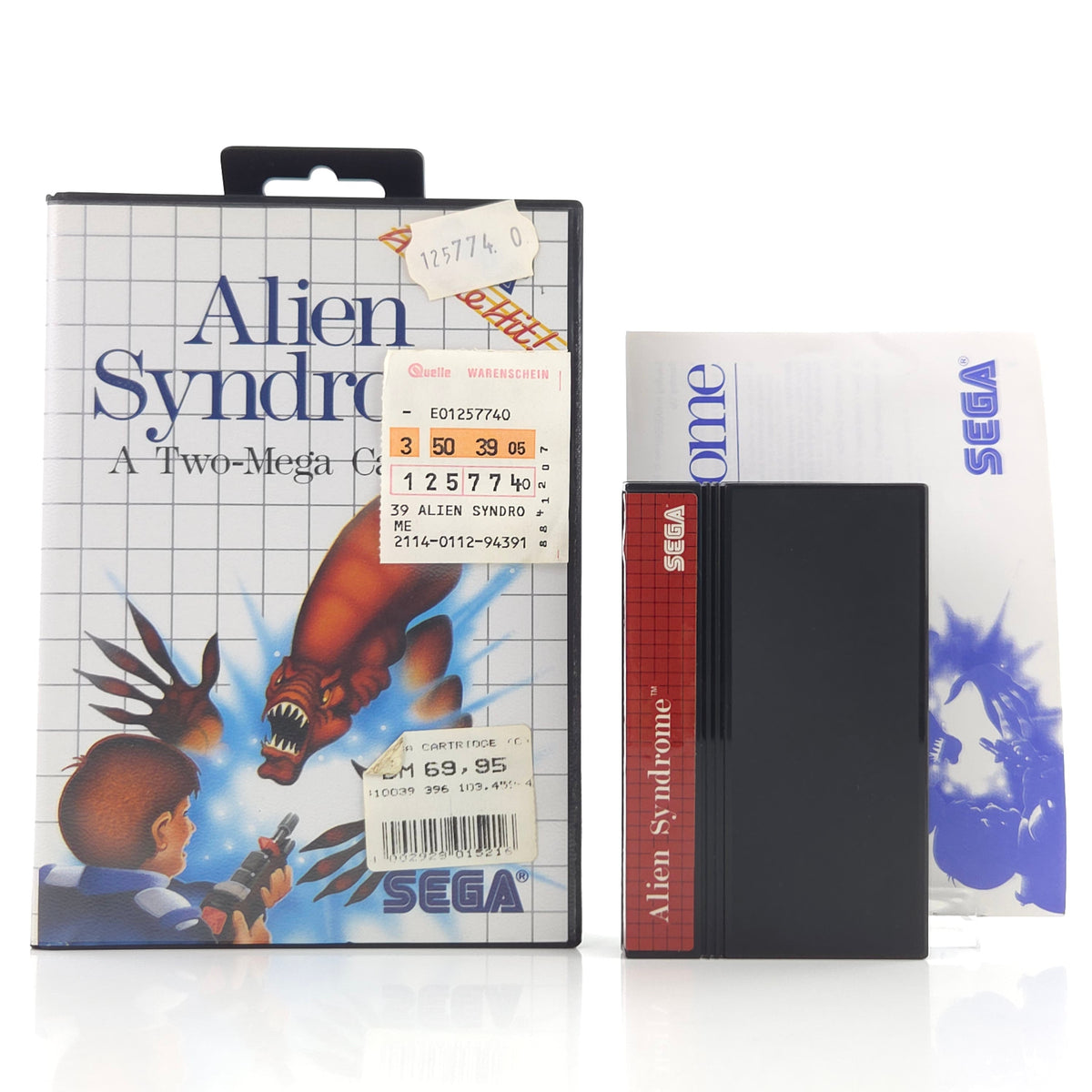 Sega Master System Spiel Alien Syndrome MS Modul OVP PAL