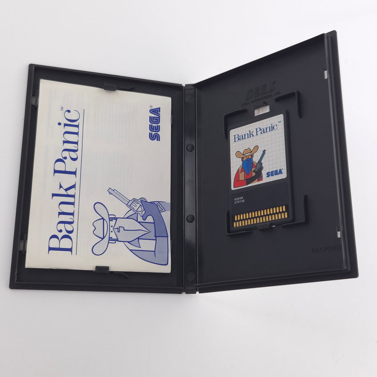 Sega Master System Spiel Bank Panic Card OVP PAL EUR
