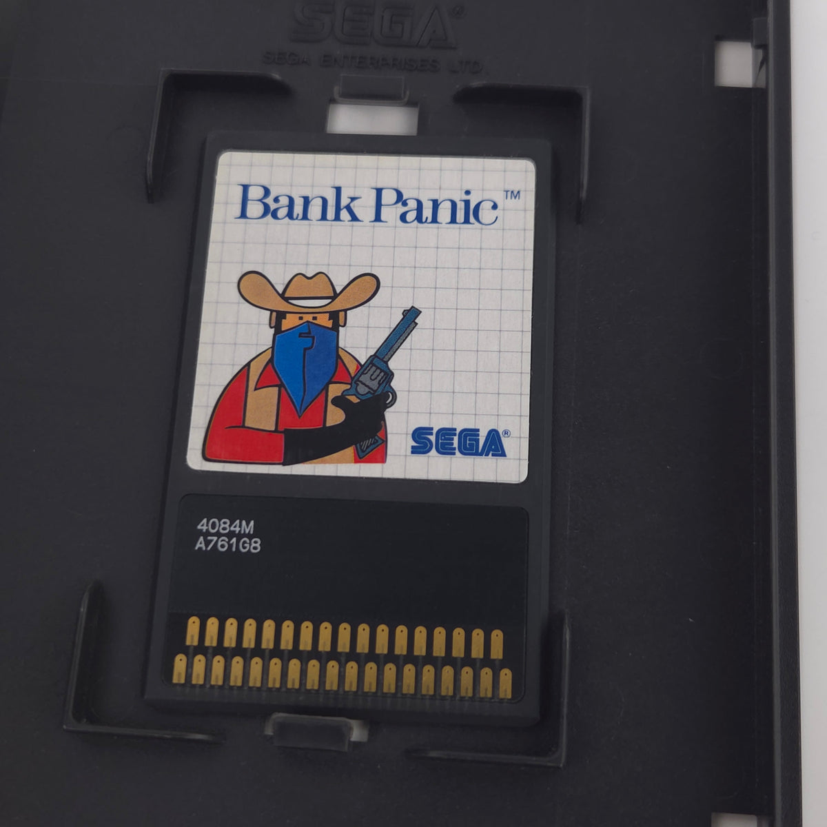 Sega Master System Spiel Bank Panic Card OVP PAL EUR