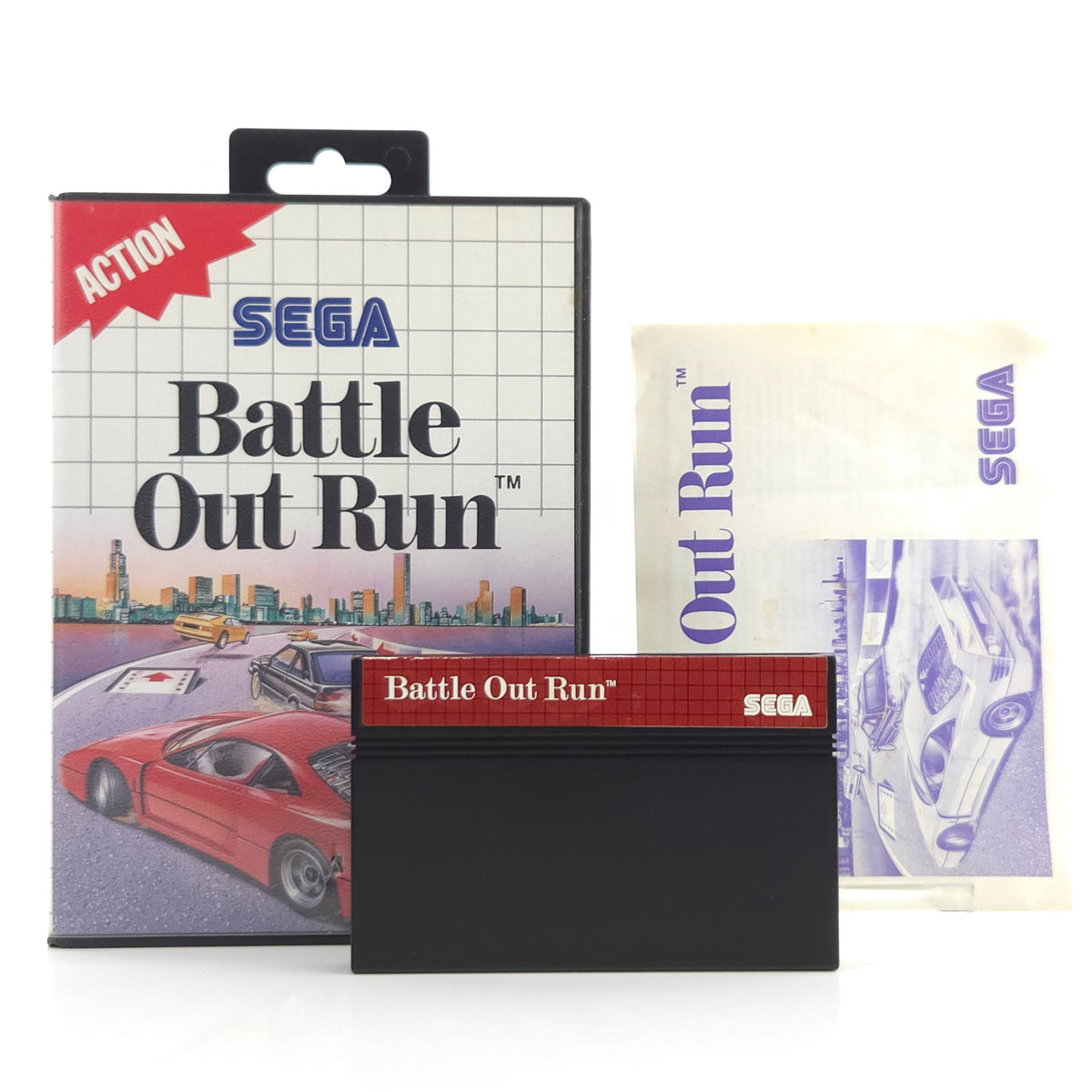 Sega Master System Spiel Battle Out Run OVP PAL