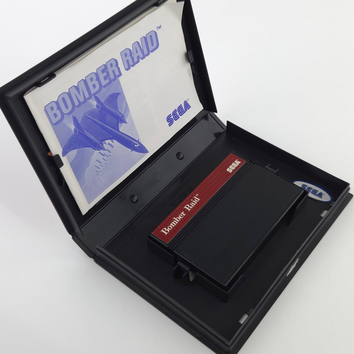 Sega Master System Spiel Bomber Raid MS OVP PAL 1988