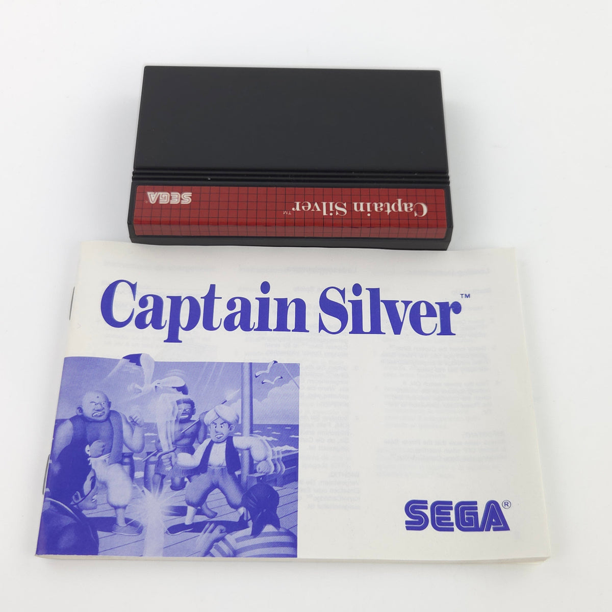 Sega Master System Spiel Captain Silver Modul OVP PAL