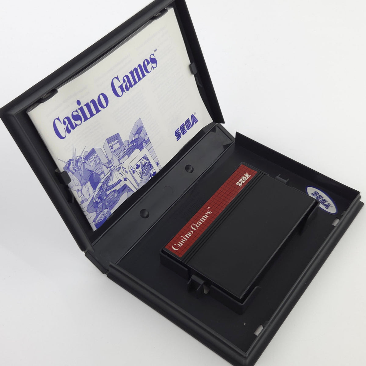 Sega Master System Spiel Casino Games MS Modul OVP PAL