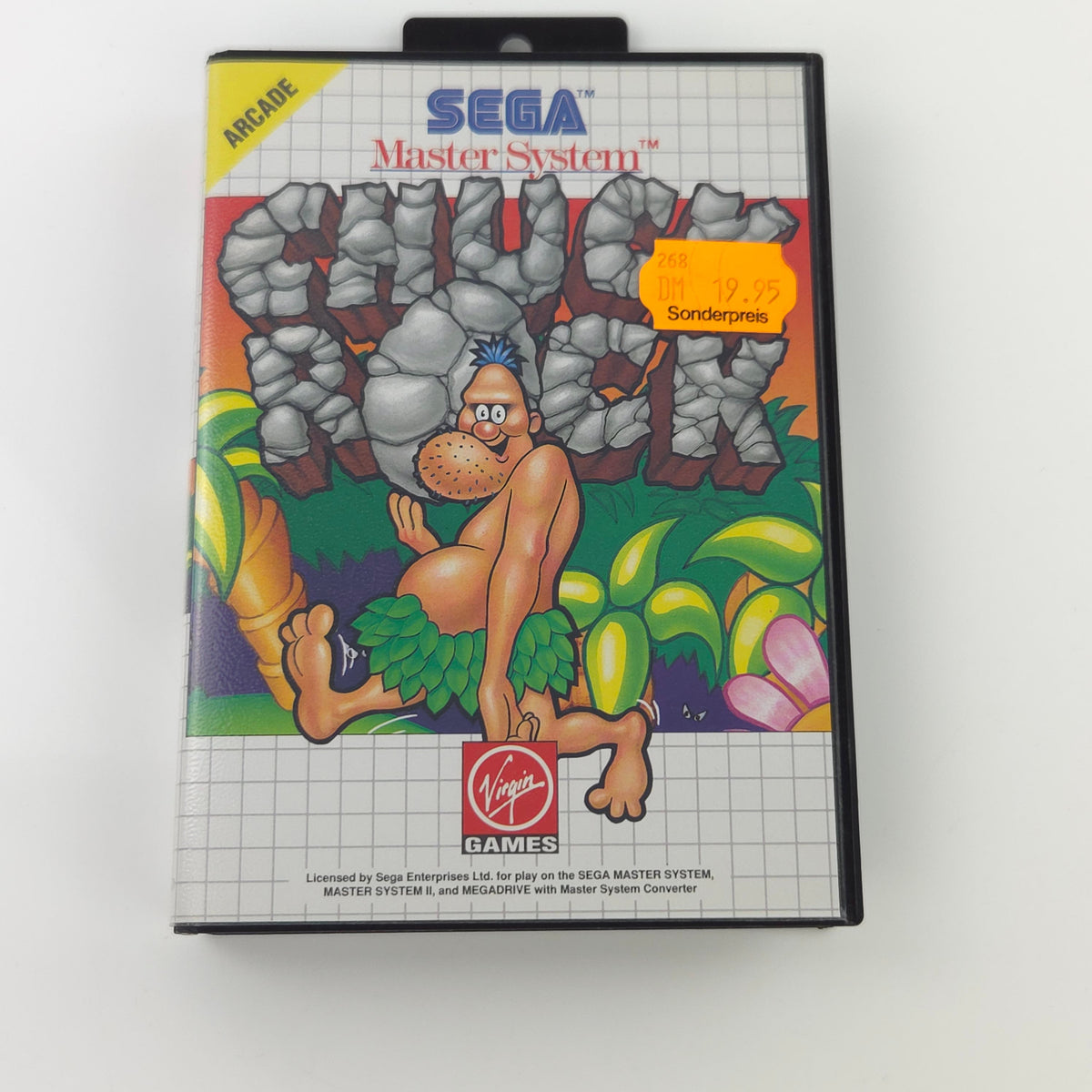 Sega Master System Spiel – Chuck Rock OVP PAL