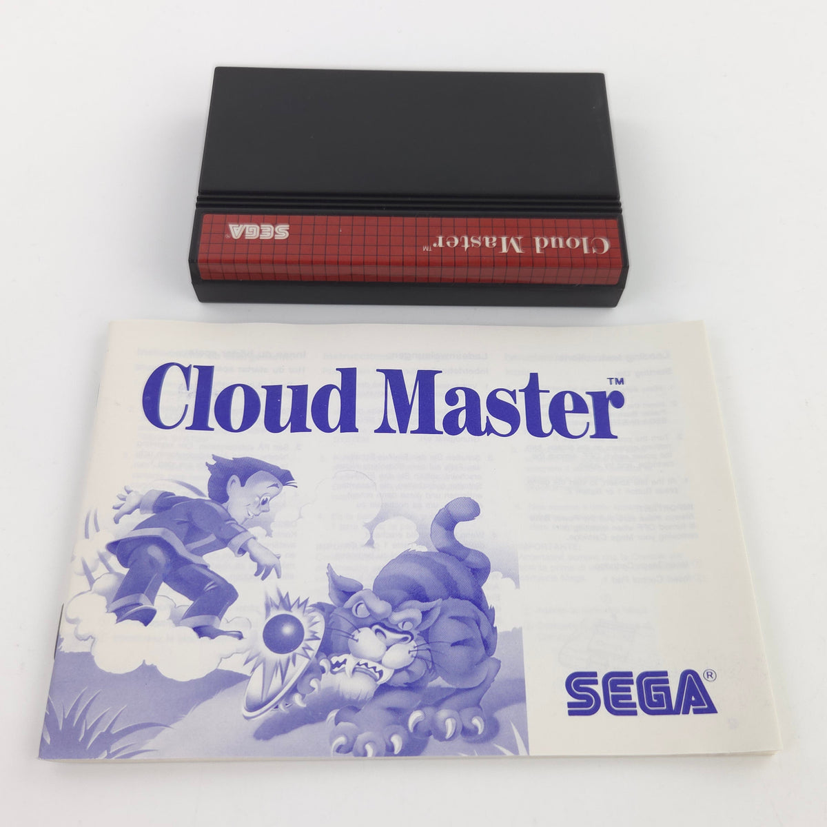 Sega Master System Spiel Cloud Master MS OVP PAL 1989