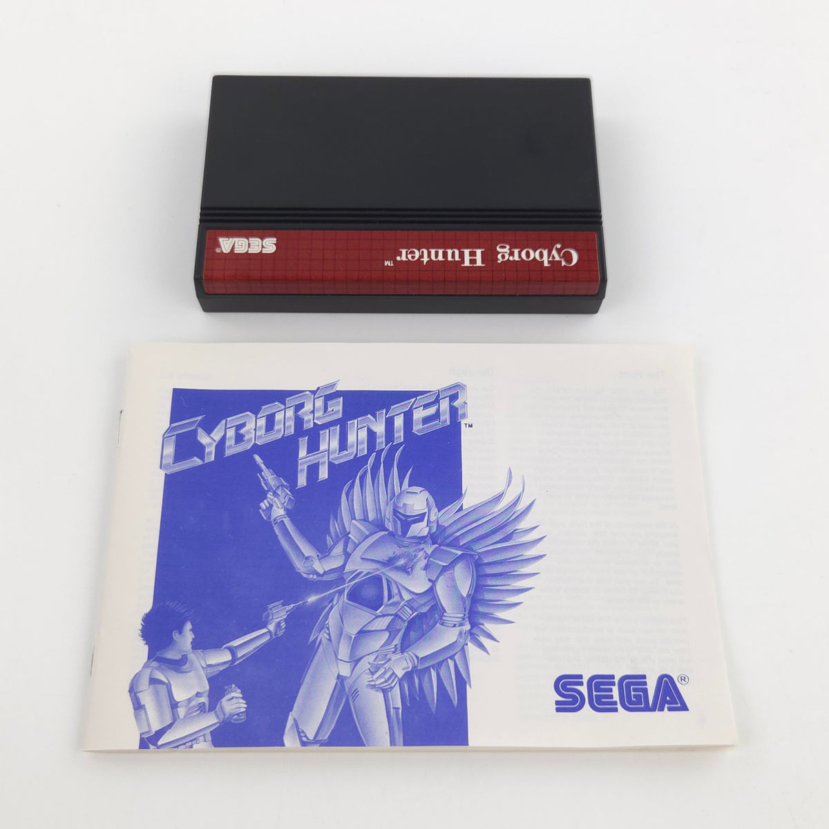 Sega Master System Spiel Cyborg Hunter MS Modul OVP PAL