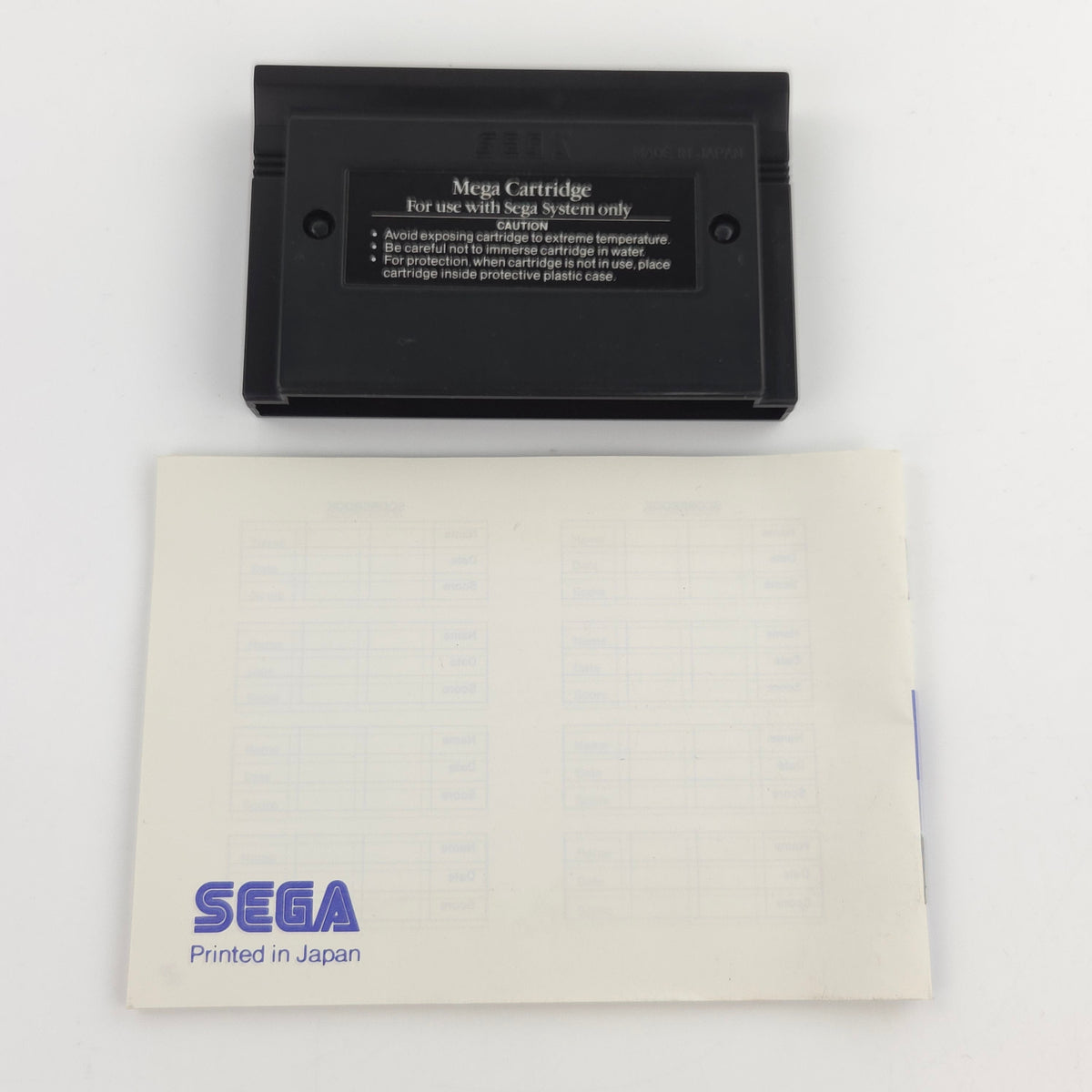 Master System Spiel Dick Tracy MS Modul Anleitung OVP PAL