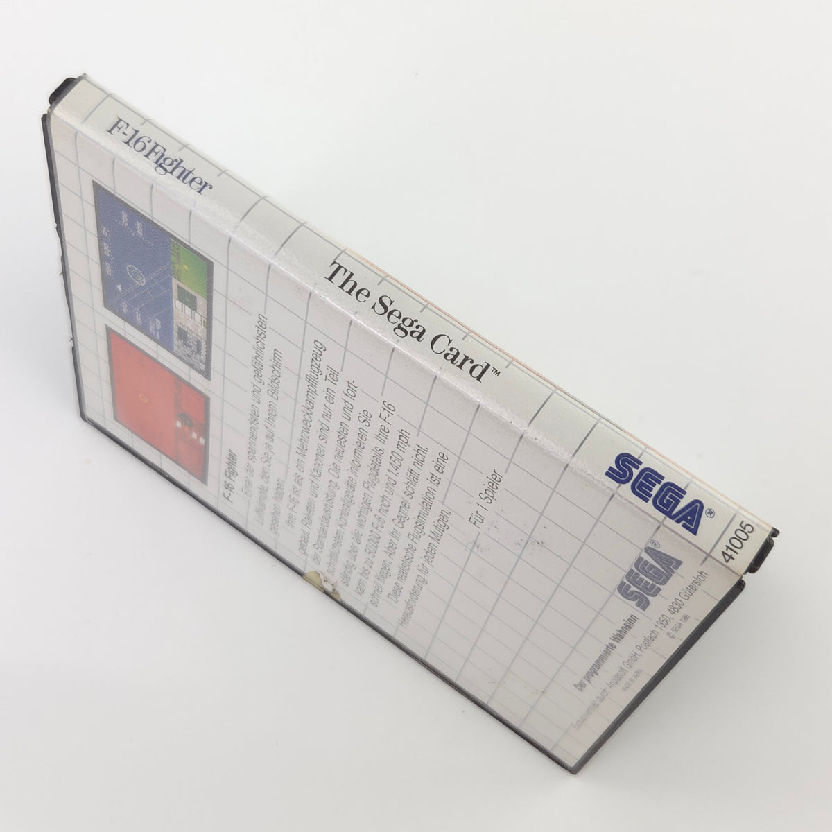 Master System Spiel F-16 Fighter The Sega Card MS OVP PAL