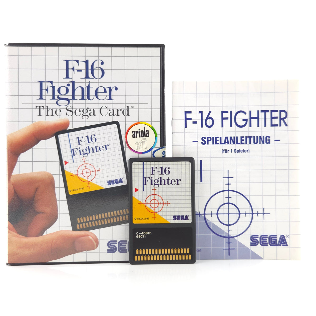 Master System Spiel F-16 Fighter The Sega Card MS OVP PAL