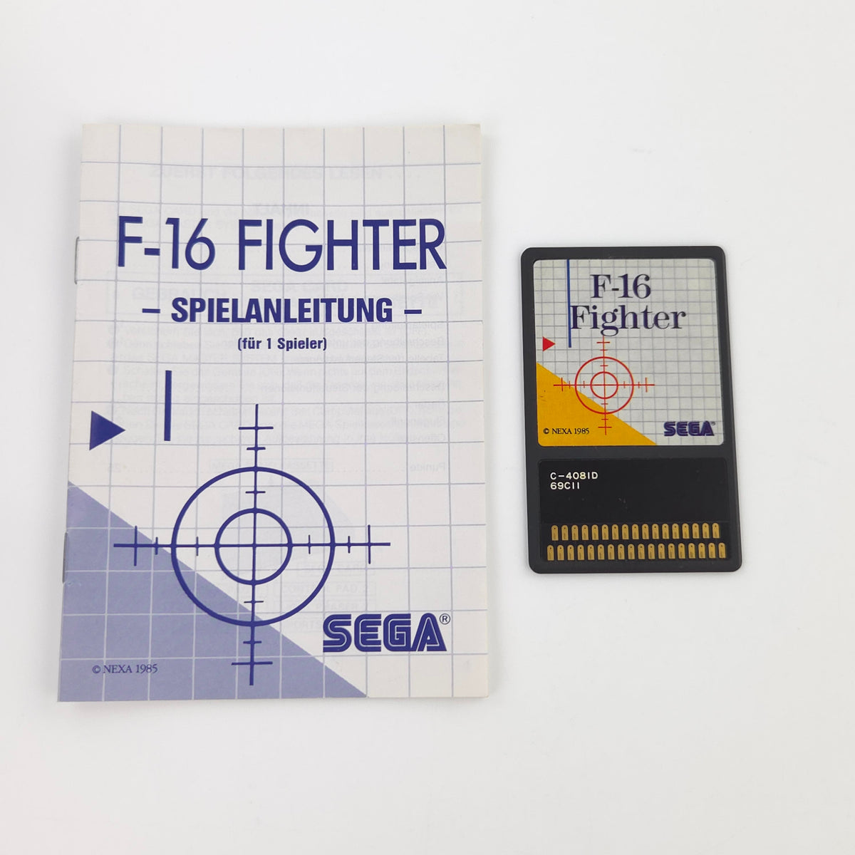 Master System Spiel F-16 Fighter The Sega Card MS OVP PAL