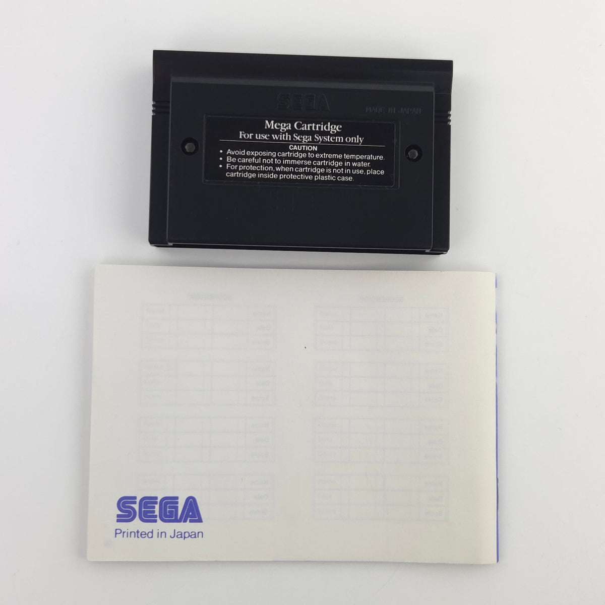 Master System Spiel G Loc Air Battle Modul Anleitung OVP