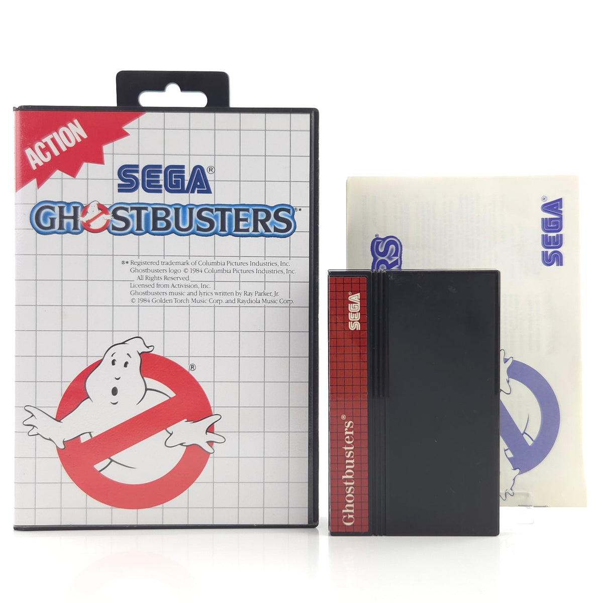Sega Master System Spiel Ghostbusters MS Modul OVP PAL