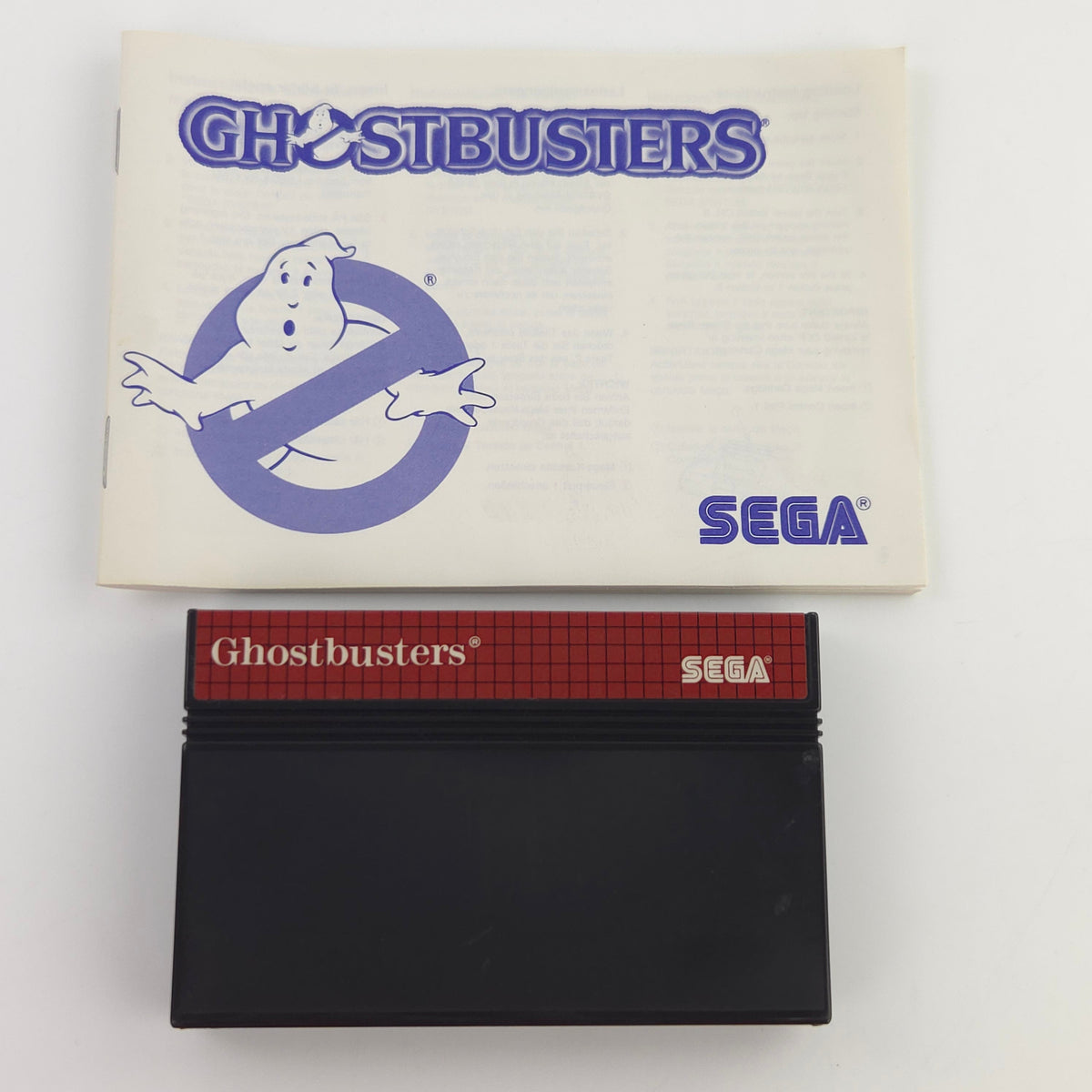 Sega Master System Spiel Ghostbusters MS Modul OVP PAL