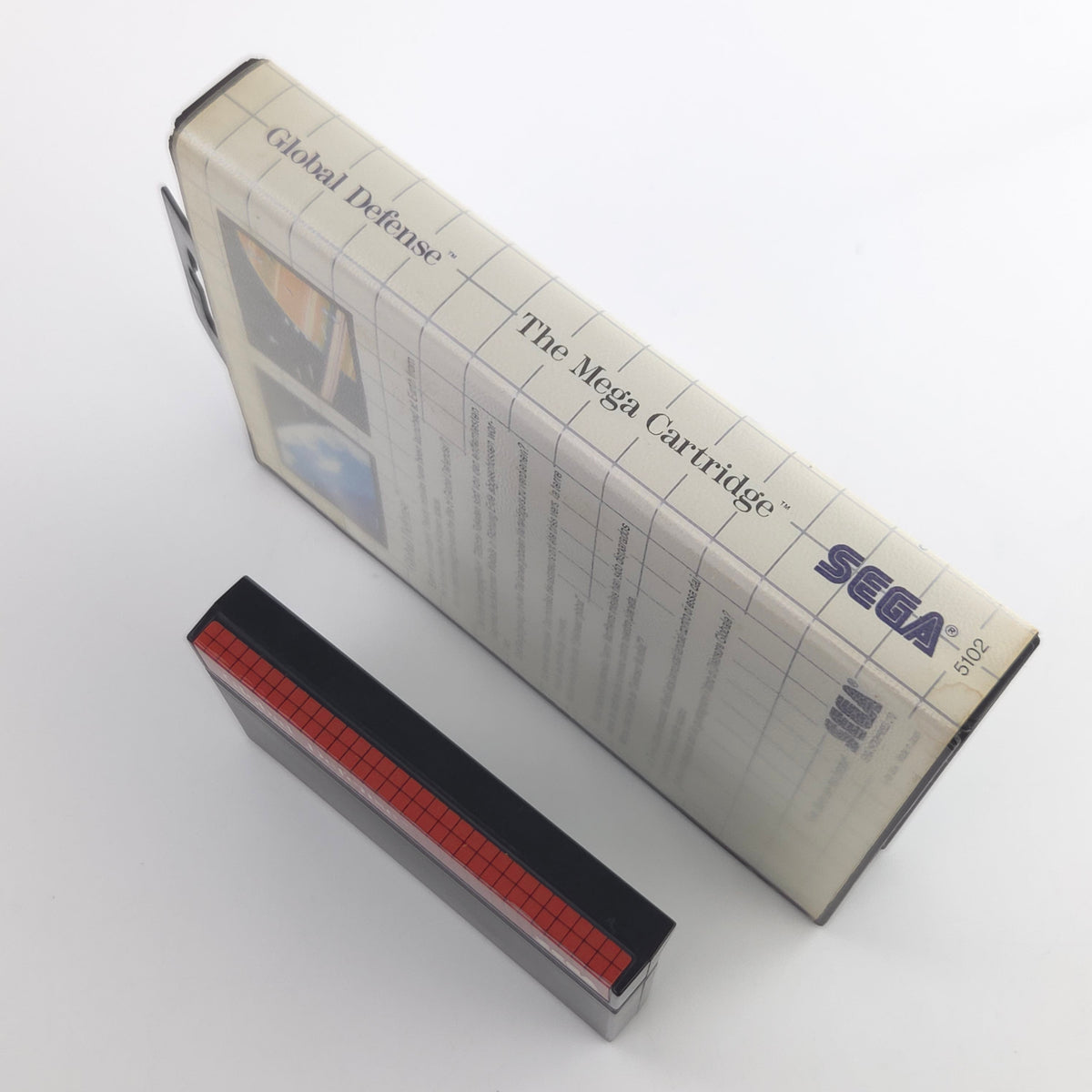 Sega Master System Spiel Global Defense OVP PAL 1988