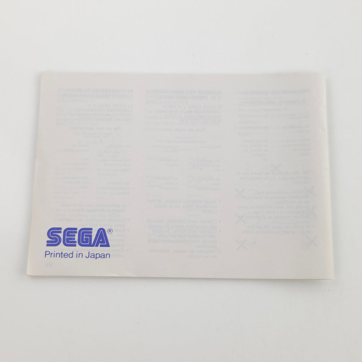 Sega Master System Spiel Global Defense MS OVP PAL EUR