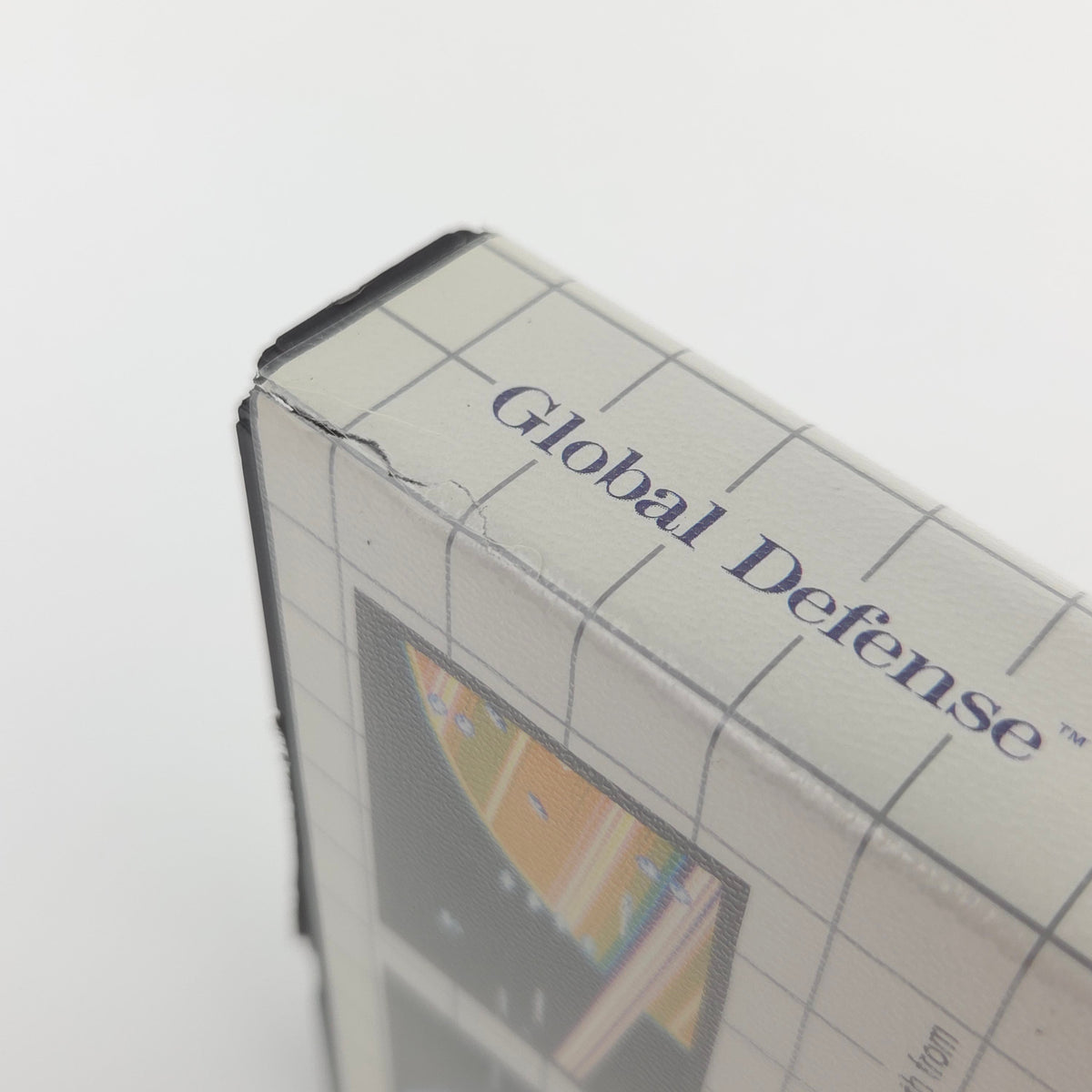 Sega Master System Spiel Global Defense OVP PAL 1988