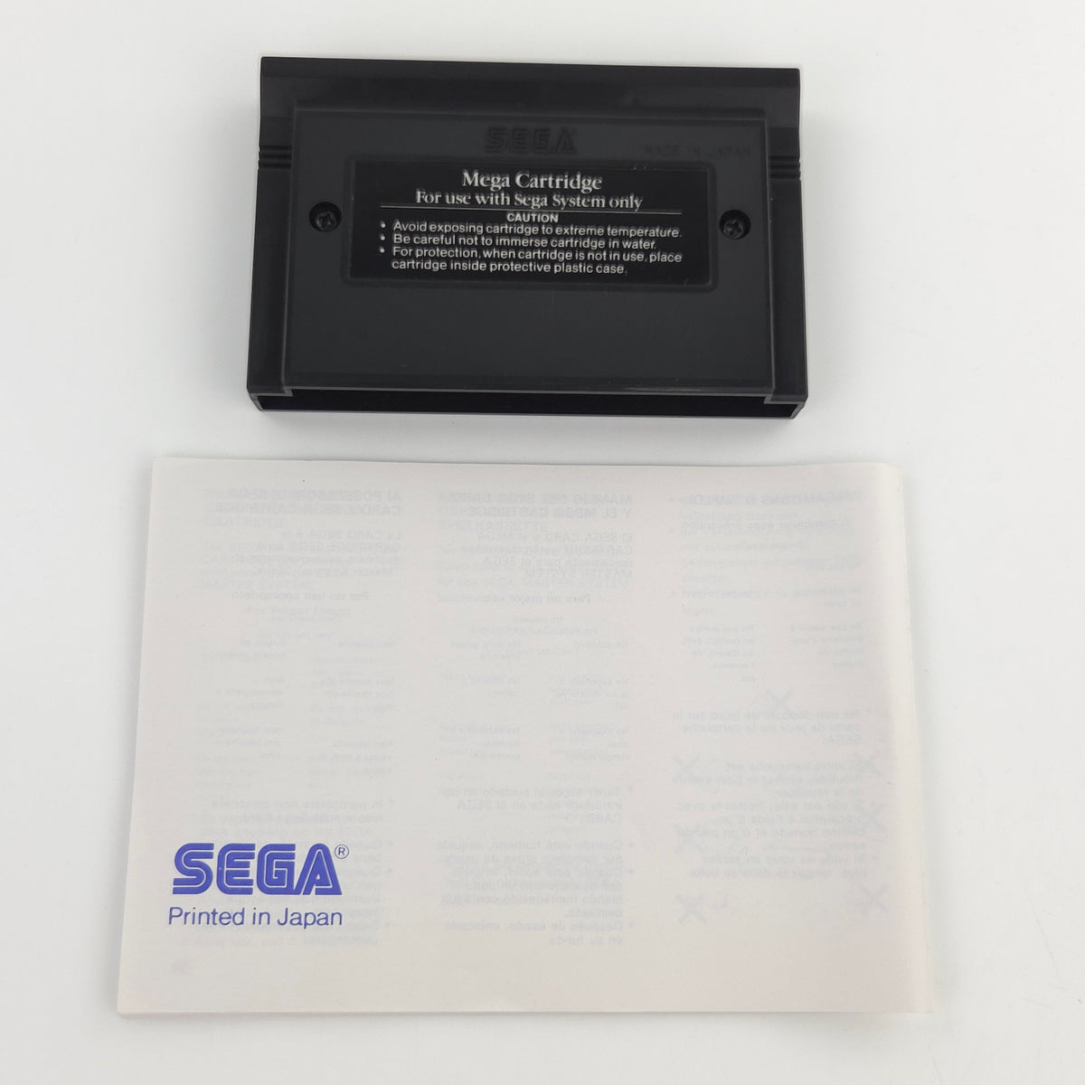 Sega Master System Spiel Global Defense OVP PAL 1988